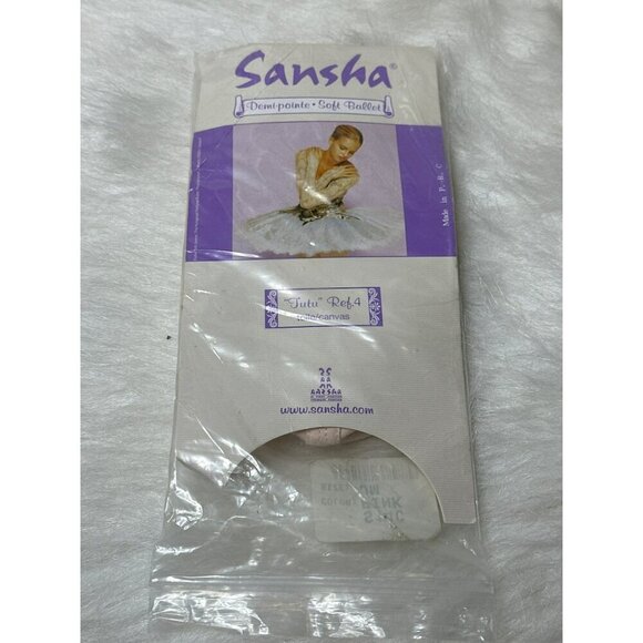Sansha Demi Pointe Pink Soft Ballet Shoes Adult 4 STAR NEW in PACKAGE - Picture 1 of 5
